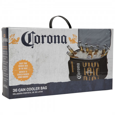 Corona Extra Bottle Pattern Soft Cooler Bag